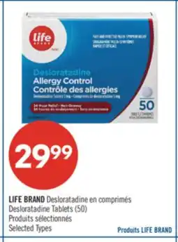 Pharmaprix LIFE BRAND Desloratadine Tablets offer