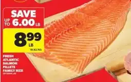 Real Canadian Superstore Fresh Atlantic Salmon Fillets Family Size offer