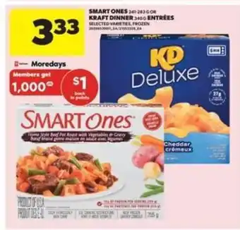 Real Canadian Superstore SMART ONES or KRAFT DINNER offer