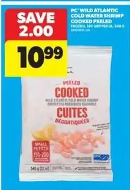 Real Canadian Superstore PC Wild Atlantic Cold Water Shrimp Cooked Peeled offer