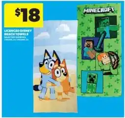 Real Canadian Superstore Licensed Disney Beach Towels offer