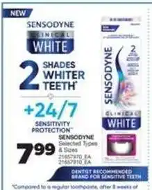 Real Canadian Superstore SENSODYNE CLINICAL WHITE offer