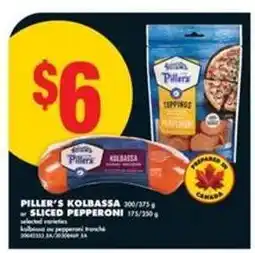 No Frills PILLER’S KOLBASSA OR SLICED PEPPERONI offer