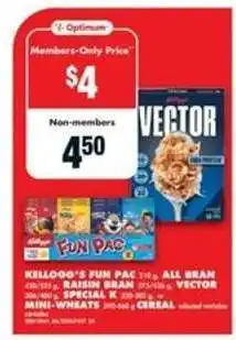 No Frills Kellogg's Cereal offer