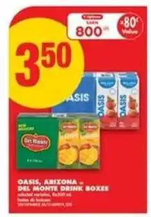 No Frills Oasis, Arizona – Del Monte Drink Boxes offer
