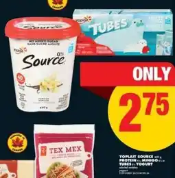 No Frills Yoplait Source, Minigo, or Tubes Yogurt offer
