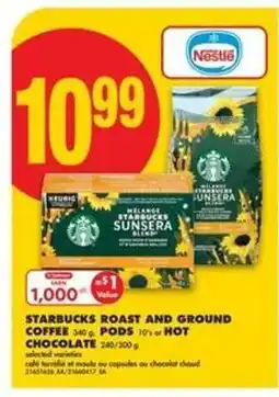 No Frills Starbucks Roast and Ground Coffee offer