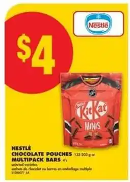 No Frills NESTLÉ CHOCOLATE POUCHES MULTIPACK BARS offer