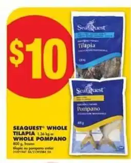 No Frills Seaquest Whole Tilapia or Whole Pompano offer
