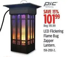 Canadian Tire Led flickering flame bug zapper lantern offer