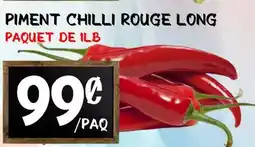 Marche Salaberry PIMENT CHILLI ROUGE LONG offer