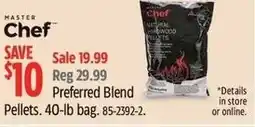 Canadian Tire Master chef preferred blend pellets offer