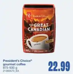 Wholesale Club President's choice gourmet coffee offer