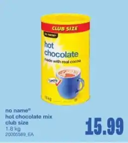 Wholesale Club No name hot chocolate mix club size offer
