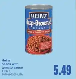Wholesale Club Heinz beans with tomato sauce offer