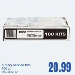 Wholesale Club Cutlery service kits offer