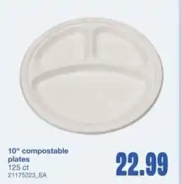 Wholesale Club Compostable plates offer