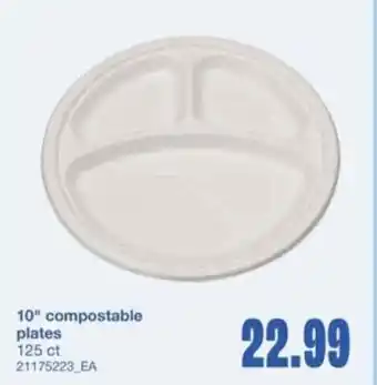 Wholesale Club Compostable plates offer