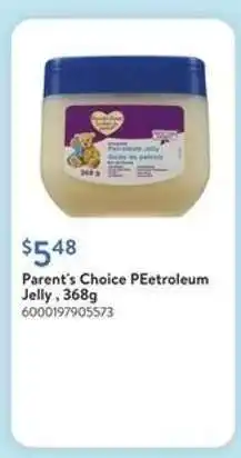 Walmart Parent's Choice Petroleum Jelly offer