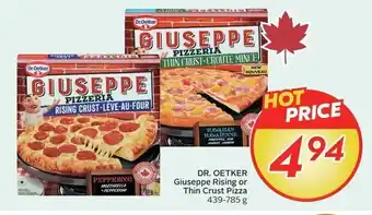 Sobeys Dr. Oetker giuseppe rising or thin crust pizza offer