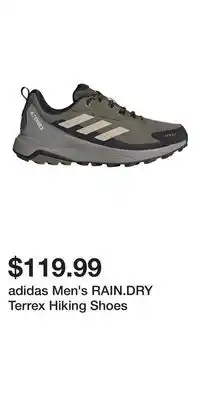 Sport Chek adidas Men's RAIN.DRY Terrex Hiking Shoes offer