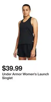 Sport Chek Under Armor Women's Launch Singlet offer