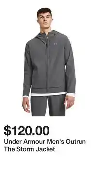 Sport Chek Under Armour Men's Outrun The Storm Jacket offer