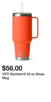 Sport Chek YETI Rambler 42 oz Straw Mug offer