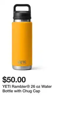 Sport Chek YETI Rambler 26 oz Water Bottle with Chug Cap offer