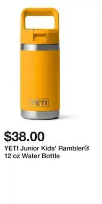 Sport Chek YETI Junior Kids' Rambler 12 oz Water Bottle offer