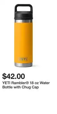 Sport Chek YETI Rambler 18 oz Water Bottle with Chug Cap offer