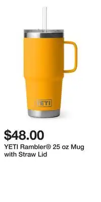 Sport Chek YETI Rambler 25 oz Mug with Straw Lid offer