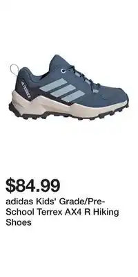 Sport Chek adidas Kids' Grade/Pre-School Terrex AX4 R Hiking Shoes offer