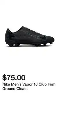 Sport Chek Nike Men's Vapor 16 Club Firm Ground Cleats offer