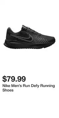 Sport Chek Nike Men's Run Defy Running Shoes offer