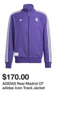 Sport Chek ADIDAS Real Madrid CF adidas Icon Track Jacket offer