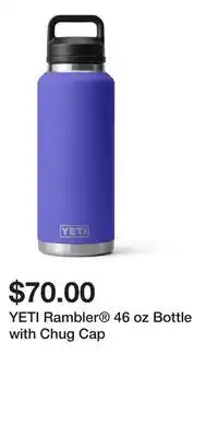 Sport Chek YETI Rambler 46 oz Bottle with Chug Cap offer