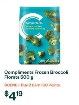 Voilà Compliments Frozen Broccoli Florets 500 g offer