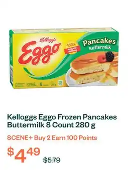 Voilà Kelloggs Eggo Frozen Pancakes Buttermilk 8 Count 280 g offer