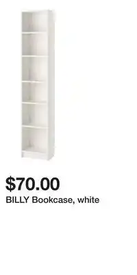 IKEA BILLY Bookcase, white offer