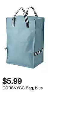 IKEA GÖRSNYGG Bag, blue offer