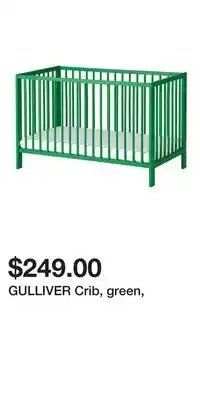 IKEA GULLIVER Crib, green offer
