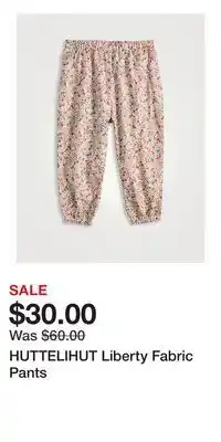 Holt Renfrew HUTTELIHUT Liberty Fabric Pants offer