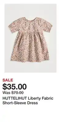 Holt Renfrew HUTTELIHUT Liberty Fabric Short-Sleeve Dress offer
