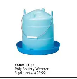 Home Hardware Poly Poultry Waterer 3 gal offer