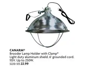 Home Hardware Brooder Lamp Holder with Clamp offer