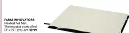 Home Hardware Heated Pet Mat Thermostat controlled offer