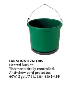 Home Hardware Heated Bucket Thermostatically controlled. Anti-chew cord protector. 60W. 2 gal./7.5 L offer