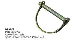 Home Hardware PTO Lock Pin Round loop style offer