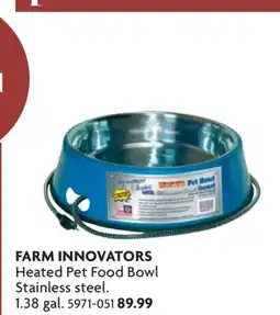 Home Hardware Heated Pet Food Bowl Stainless steel offer
